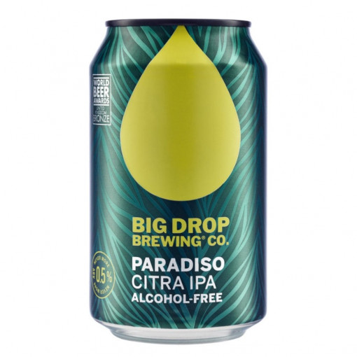 Paradiso Citra IPA Alcoholvrij 0.5% (blik) van Big Drop Brewing Co.