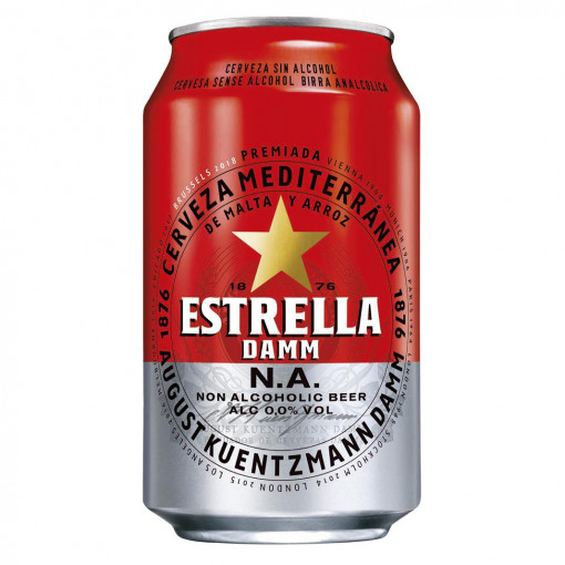 Estrella Damm Alcoholvrij Bier 0.0% van Damm